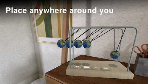 Newtons Cradle Desk Toy Screenshot 3