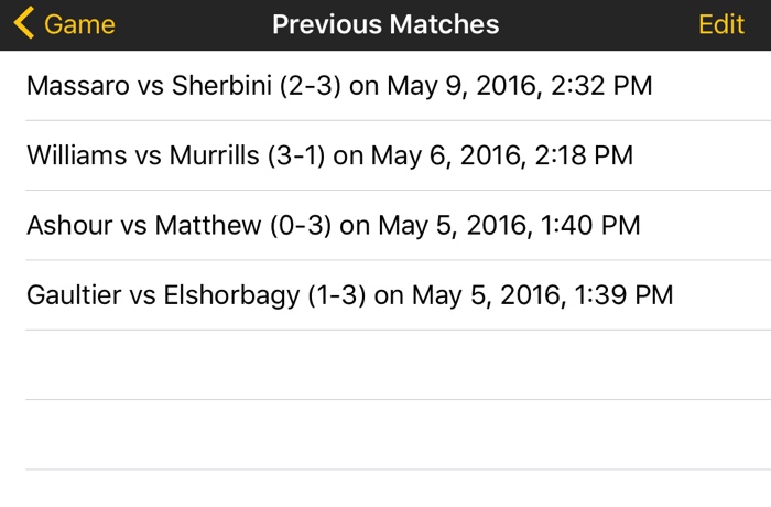 Squash Score Referee App